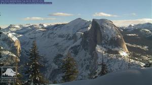 Half  Dome on New Years Morning